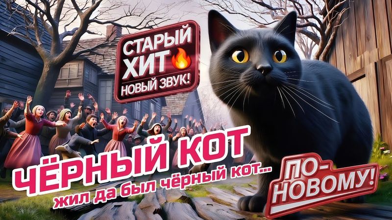 Чёрный Кот 😻🐈‍⬛🐈  Кавер С Новыми Куплетами | Танцевальный Шансон