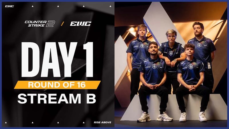 Counter-Strike 2 at EWC 25 - Day 1 - Round of 16 - Stream B