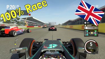 F1 2015 - 100% Race at Silverstone GP Circuit, UK in Hamilton's Mercedes