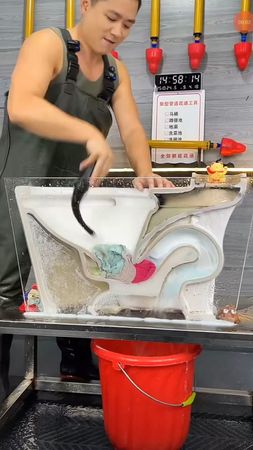 washroom cleaning tips and gadgets #asmr #asmrsounds #asmrvideo #gadg...