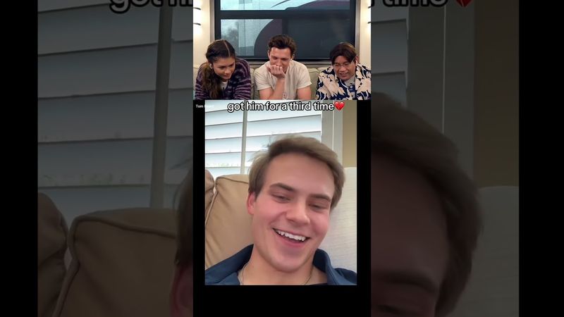 Tom Holland React Try To Not Laugh Challenge Part 76 #tomholland #spidermanchallenge #trytonotlaugh