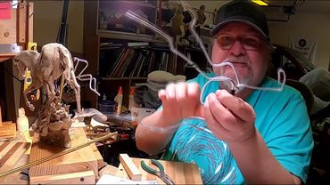 PRAIRIE WIND   Positioning the Third Horse and working on the Wood Base