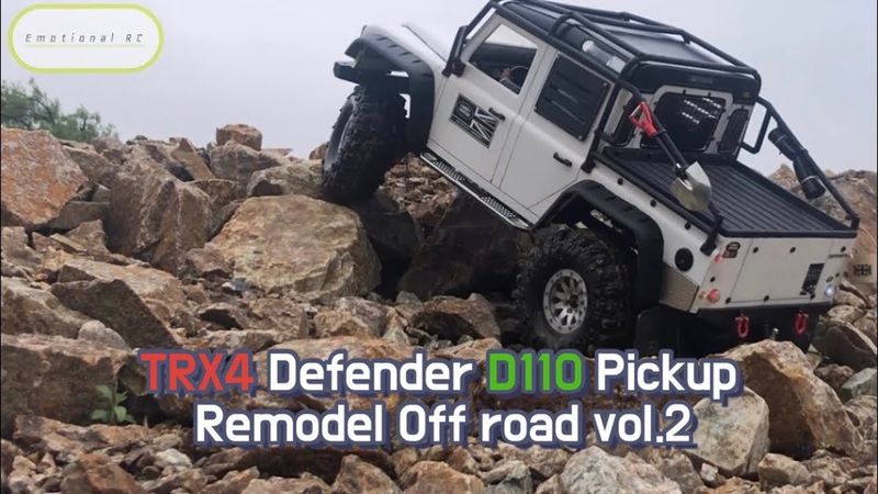 Traxxas TRX4 Defender D110 Pickup Remodel Offroad vol.2 4x4 Crawler Rc Car