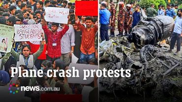 Protesters demand answers as plane crash turned Bangladesh school into ‘death trap’