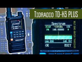 Tidradio TD-H3 Plus. Bluetooth гарнитура программирование со смартфона и другие интересные функции.