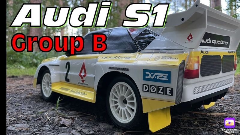 Carisma M48S Audi Quattro S1 Group B Rally car RC