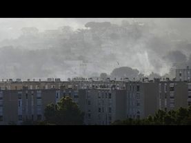 More than 100 injured and hundreds more evacuated as wildfire rages near French city of Marseille
