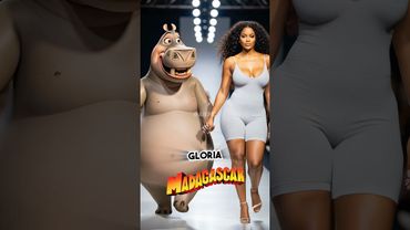 Madagascar Characters in REAL LIFE on Luxury Runway! 🦁🔥 (AI Gone Viral) #aiart #madagascar