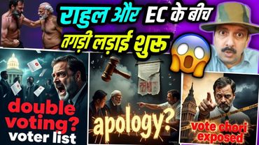 Rahul Gandhi Double Voting Voter List Name vs Election Commission Supreme Court | Affidavit, Apology