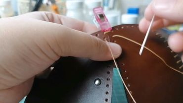 Шов встык. Шьем игрушки из натуральной кожи.