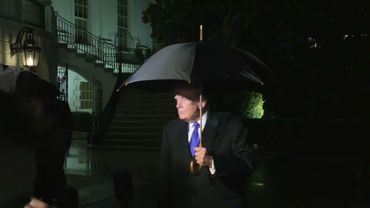 President Trump Gaggles with Press Before Departing the White House, Jan. 9, 2026