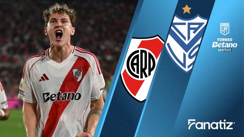 River Plate 4 vs. 1 Velez Sarsfield - Game Highlights  | #TorneoApertura2025