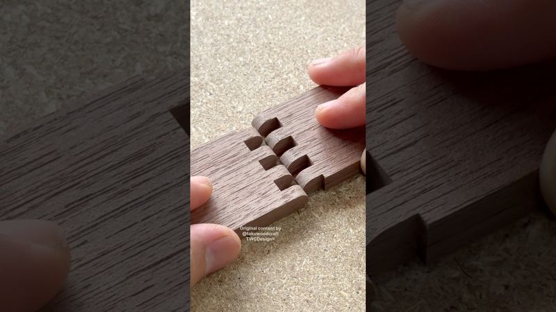 How to Make Wooden Hinges | Memo #shorts #woodworking #diy
