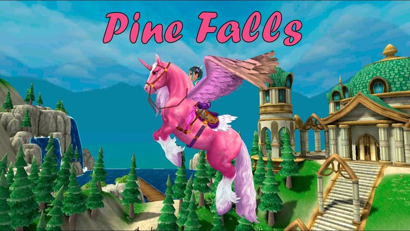 Обновление! Новая область СОСНОВЫЙ ВОДОПАД, квест с мухоморами и гонки 🌺🌺🌺 Horse Riding Tales