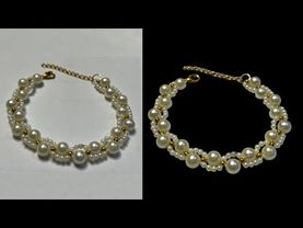 tutorial gelang manik-manik yang sederhana dan mudah…🤍