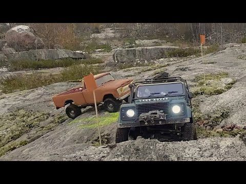 RC CAR 4x4 OFF ROAD - Scale realistic rc 4x4 trail run Finland - RC4WD TF2 Gelande 2  Axial SCX10ii