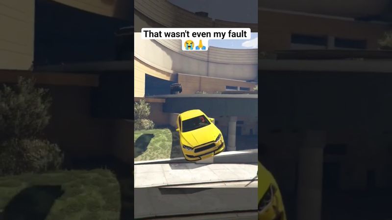 That wasn't even my fault 😭🙏 #gtaviral #gtaonline #gta5online #fail #gta5