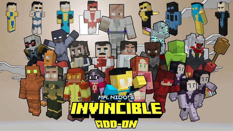 Invincible Add-on Trailer - Minecraft Bedrock 1.21.82