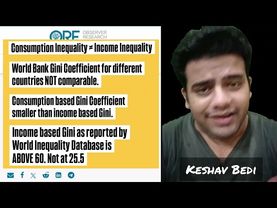 India FOURTH Most EQUAL Country According To World Bank? HELL NO! 