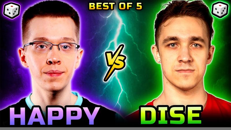 Happy vs Dise (Bo5) All The Randoms: WB Quarterfinal M Cup 5