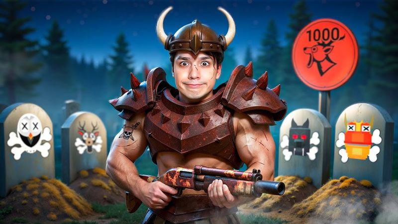 Я ПРОЖИЛ 1000 ДНЕЙ В ЛЕСУ💀 САМЫЙ СЛОЖНЫЙ ЧЕЛЛЕНДЖ В РОБЛОКСЕ!😭