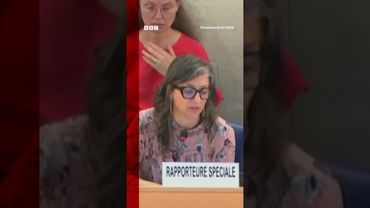 Israel has rejected accusations of genocide in Gaza. #Israel #Gaza #BBCNews