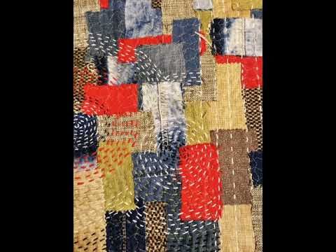 сумка в  японской технике БОРО