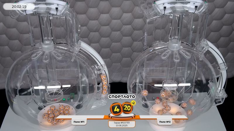 Столото представляет | Лотерея «Спортлото «4 из 20». Тираж № 10733 от 10.06.2025 г.