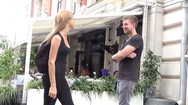 Игривое знакомство с девушкой. Дядя Давид