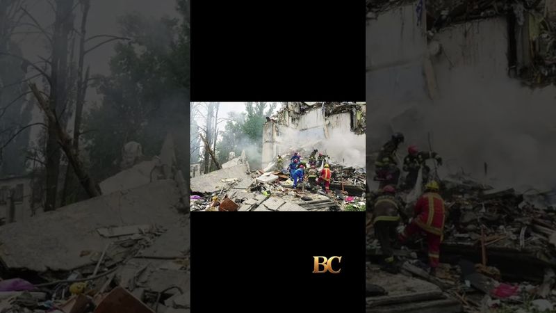 Ukrainian drone attack sets Russian oil depot on fire