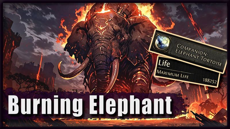 [PoE 2] Burning the Endgame with my Pet Elephant ~ Build Showcase