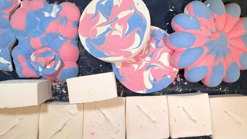 ASMR / Crunchy Homemade Gym Chalk / Thank You for 18k