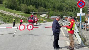 Scene in Wiler after glacier collapse destroyed the village of Blatten in Switzerland | AFP