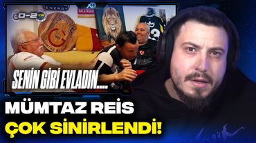 FENERBAHÇE ŞAMPİYON OLDU MÜMTAZ REİS ÇOK SİNİRLENDİ! | GALATASARAY 0 - 2 FENERBAHÇE