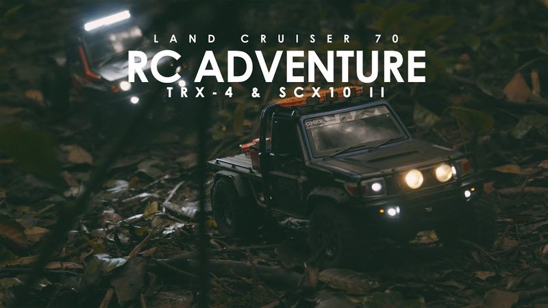 E3S-RC LAND CRUISER 70 TRX-4 & SCX10 III / RC ADVENTURE TROPICAL FOREST
