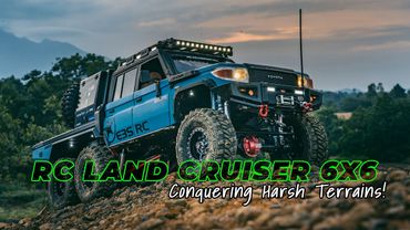Rc Crawler: Land Cruiser 79 6x6 - Conquering Harsh Terrains! Extreme Off- | E3S-RC