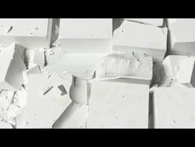 Tray of Fresh Plain Gym Chalk