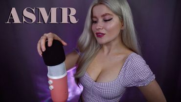 ASMR relaxing mic rubbing 😴 Windshield scratching, no cover, whispers, breathing for sleep 💖