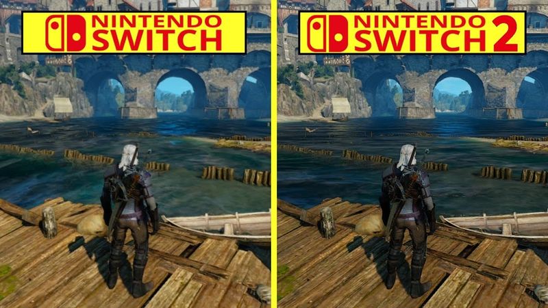 The Witcher 3 Nintendo Switch vs Switch 2 Graphics Comparison | Backward Compatibility Test