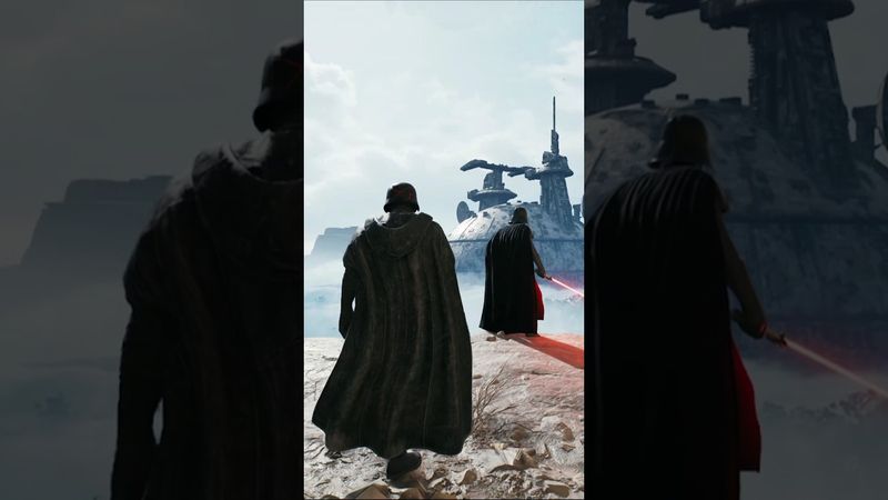 Naver Attempt To Push Darth Vader Off a Cliff.