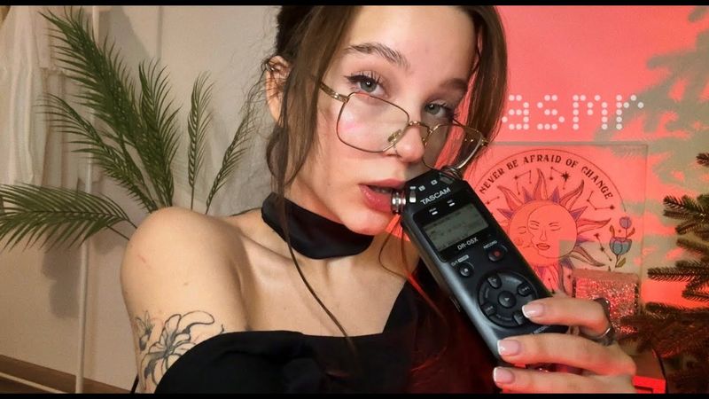 ASMR TASCAM ~ Мокрые Звуки Рта ౨ৎ