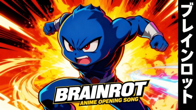 Brainrot Anime Opening Song | Epic Original Song & Animation