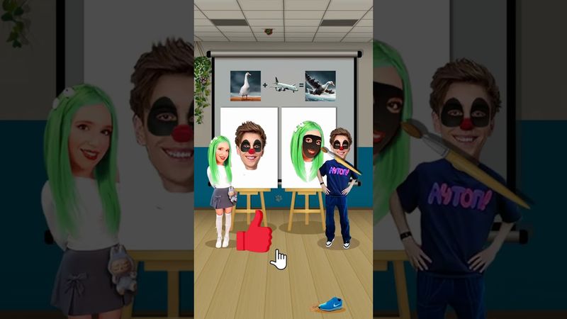 Как нарисовать Влада А4 и Риви