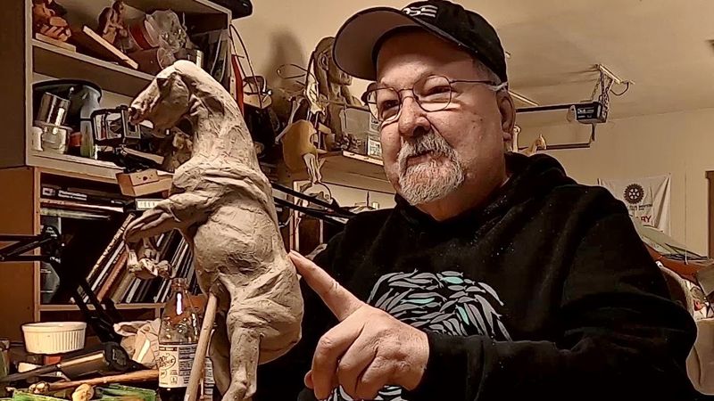 BATTLING FOR DOMINANCE   A Little Damage When I Put the Horses Together Today