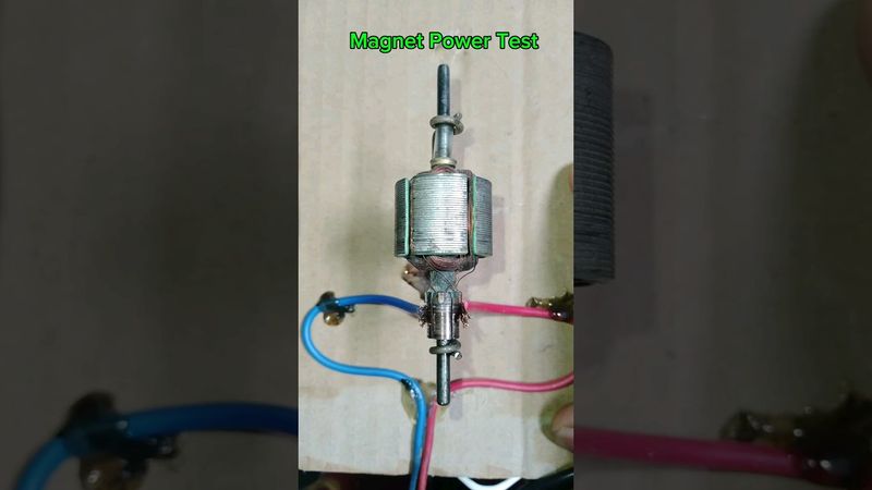 12v Dc Motor | open circuit  #shorts #magnet #youtubeshorts