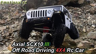Axial SCX10 III JEEP Wrangler Rubicon JL Off Road Driving(Bumper Replacement) 4X4 Rc car