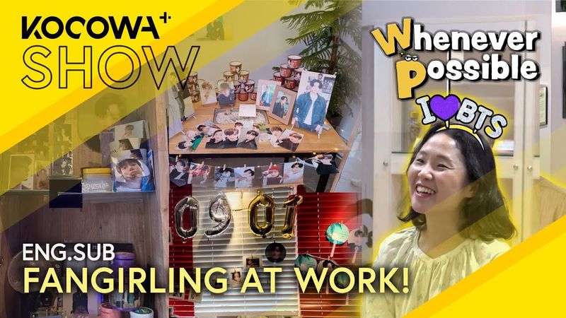 BTS & Seventeen Fans Meet! Fangirling at Work 💜 | Whenever Possible EP33 | KOCOWA+