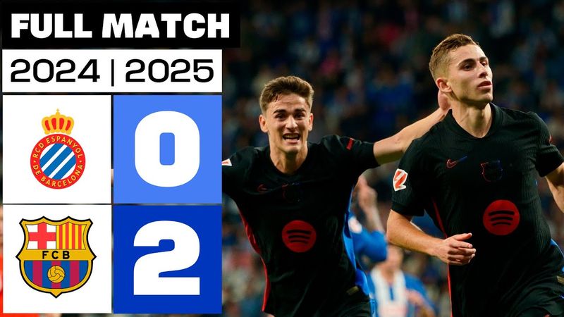 RCD Espanyol 0 - 2 FC Barcelona | FULL MATCH | LALIGA EA SPORTS 2024/25
