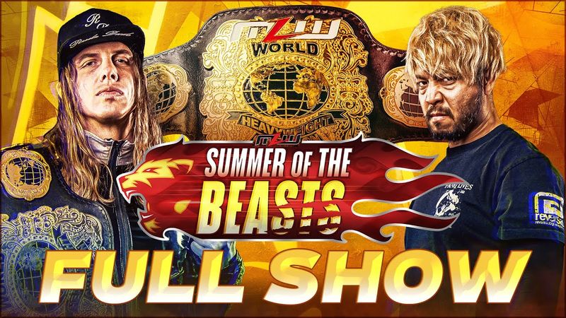 MLW *FULL EVENT * | Summer of the BEASTS '25 | Matt Riddle vs KENTA | MLW Wrestling