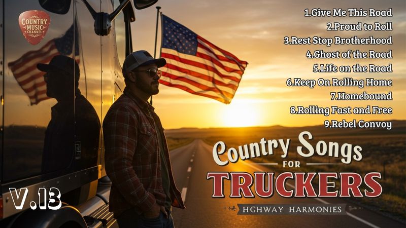 TRUCK DRIVING COUNTRY | V.13 – Best Road Trip Hits for Long Hauls #truckmusic #truckdriving